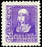 Spain 1938 Isabel La Catolica 20 CTS Violeta Edifil 855. España 855. Subida por susofe